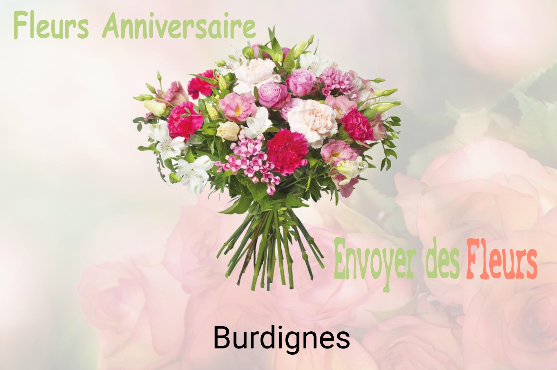 Bouquet de fleurs d’anniversaire livré à Burdignes