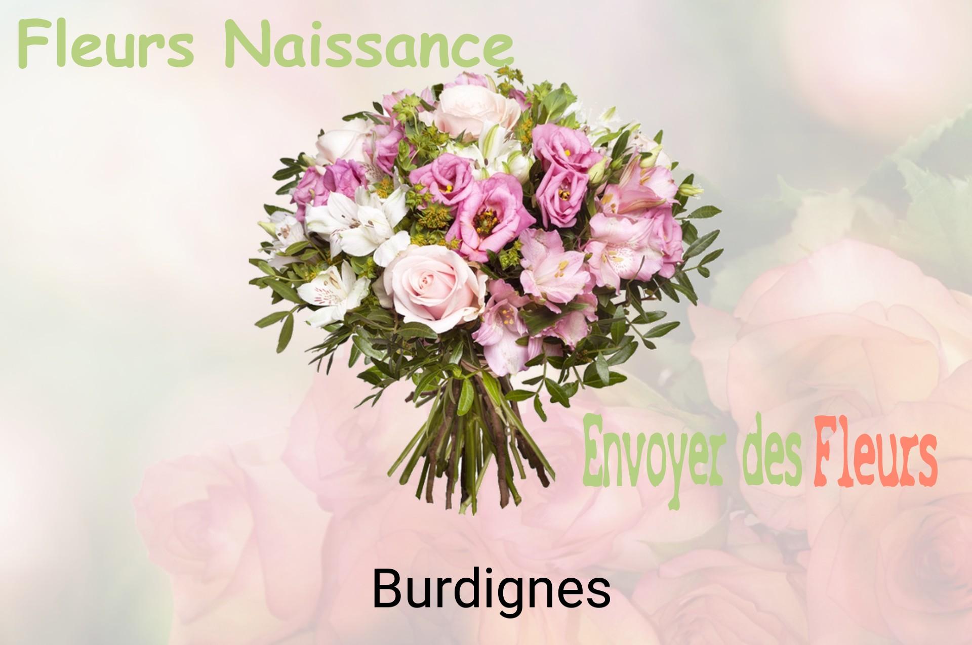 Bouquet de fleurs de naissance livré à Burdignes